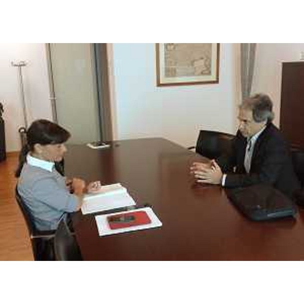 Debora Serracchiani (Presidente Friuli Venezia Giulia) e Marzio Babille (medico Onu) – Udine 19/08/2015