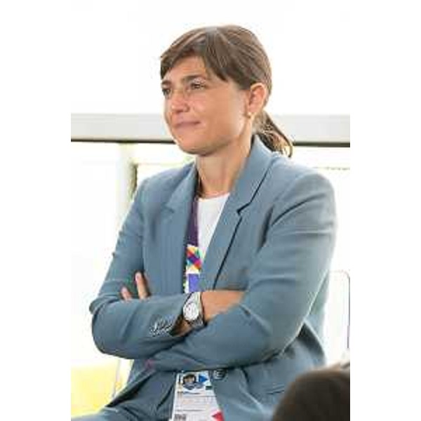 Debora Serracchiani (Presidente Regione Friuli Venezia Giulia) alla "Giornata del Coniglio", nel Padiglione della Coldiretti "No Farmers No Party" a EXPO 2015 - Milano 26/08/2015
