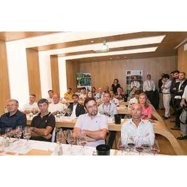 Presentazione del Refosco di Faedis all'appuntamento sulla filiera lunga del vino, organizzato dall'ERSA FVG nel Padiglione Vino A Taste of Italy, a EXPO 2015 - Milano 26/08/2015