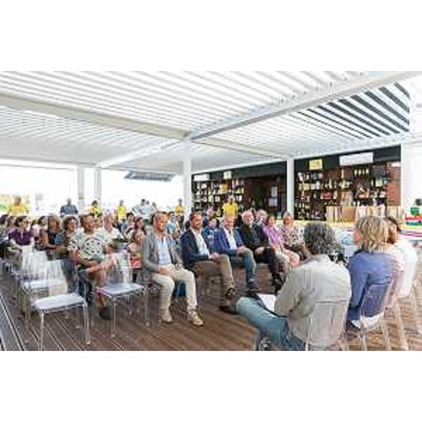 L'incontro "Coltiviamo il sociale", organizzato da Coldiretti nella Sala Convivium del Padiglione Vino a EXPO 2015, presenti Cristiano Shaurli (Assessore regionale Risorse agricole e forestali) e Dario Ermacora (Presidente Coldiretti FVG) - Milano 27/08/2015