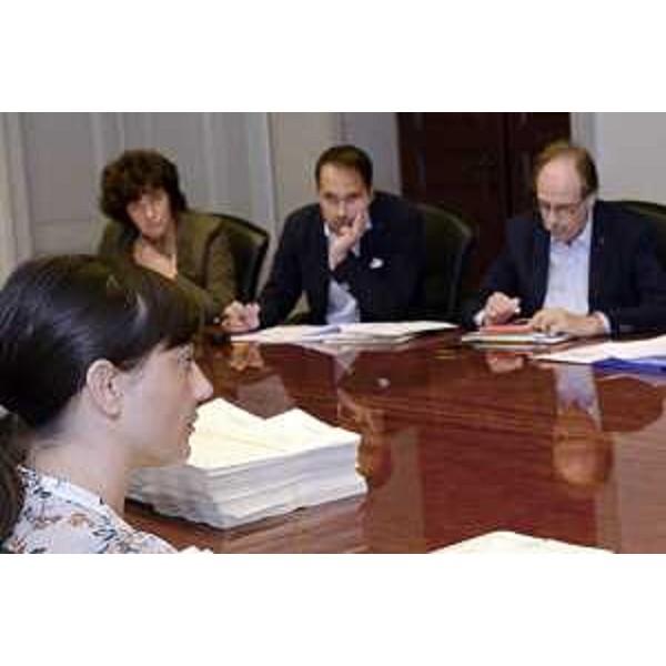 Debora Serracchiani (Presidente Regione Friuli Venezia Giulia) presiede la riunione della Giunta regionale - Trieste 28/08/2015
