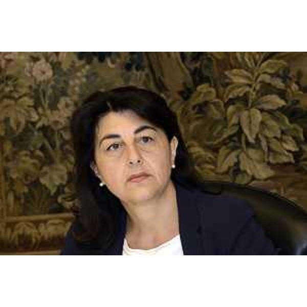 Mariagrazia Santoro (Assessore regionale Infrastrutture, Mobilità, Pianificazione territoriale, Lavori pubblici, Edilizia) durante la riunione della Giunta regionale del FVG - Trieste 28/08/2015