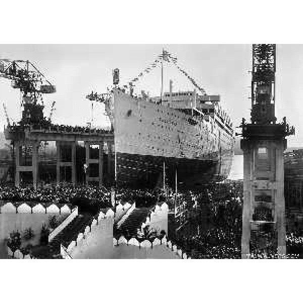 Varo della Vulcania. Una delle foto della mostra "Saturnia e Vulcania: motonavi da record" visitabile a Monfalcone, alla Galleria d'Arte Contemporanea dal 4 al 20 settembre 2015 (Foto Italian Liners)