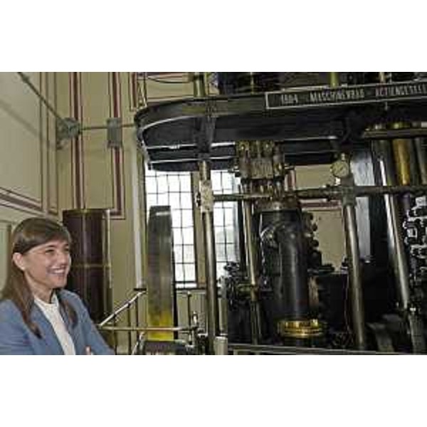 Debora Serracchiani (Presidente Regione Friuli Venezia Giulia) alla Centrale Idrodinamica del Porto Vecchio - Trieste 02/09/2015