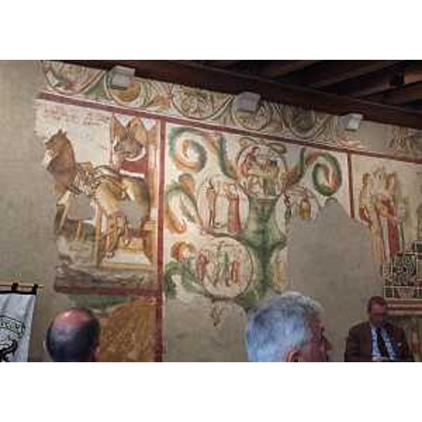Sergio Bolzonello (Vicepresidente Regione FVG e assessore Attività produttive) alla presentazione della rievocazione storica "Festum Baculi" (festa dello scettro), in programma nel Castello di Valvasone dall'11 al 13 settembre - Valvasone 07/09/2015