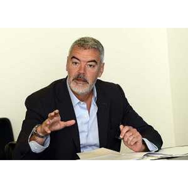 Paolo Panontin (Assessore regionale Autonomie locali e Coordinamento Riforme, Caccia e risorse ittiche, delegato Protezione civile) durante la riunione della Giunta del FVG - Udine 11/09/2015