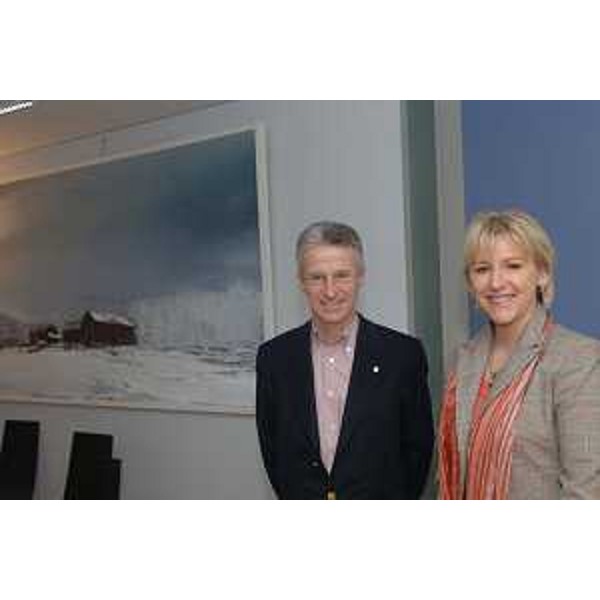Riccardo Illy (Presidente Regione Friuli Venezia Giulia) e Margot Wallstrom (Commissario per le Relazioni istituzionali e per la Comunicazione) (Bruxelles, 09/03/06)