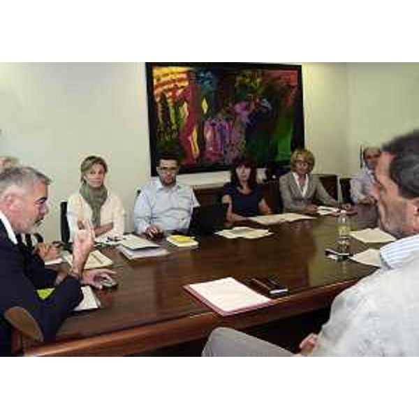 Paolo Panontin (Assessore regionale Autonomie locali e Coordinamento Riforme) incontra i commissari ad acta delle sei Unioni Territoriali Intercomunali (UTI) del FVG - Udine 16/09/2015