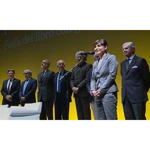 Debora Serracchiani (Presidente Regione Friuli Venezia Giulia) all'inaugurazione di "pordenonelegge.it - Festa del libro con gli autori", al Teatro Giuseppe Verdi - Pordenone 16/09/2015