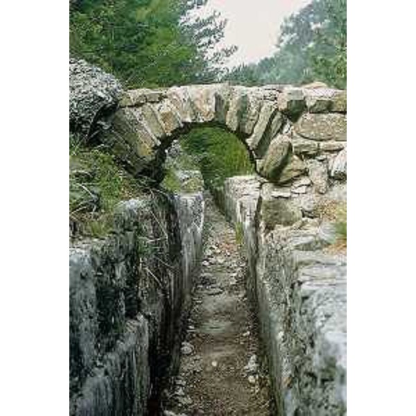 Acquedotto Romano: resti del I° secolo. Foto: Archivio del Corpo forestale regionale - Damijana Ota