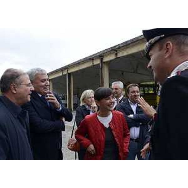 Vittorio Zappalorto (Prefetto Udine), Claudio Cracovia (Questore Udine) e Debora Serracchiani (Presidente Regione Friuli Venezia Giulia) - Palmanova 25/09/2015