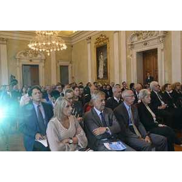 Il workshop "Lo sviluppo integrato delle imprese BioHighTech e dei sistemi della Ricerca e della Salute per la crescita socioeconomica del territorio regionale", nel Salone del Palazzo della Regione Friuli Venezia Giulia – Trieste 25/09/2015