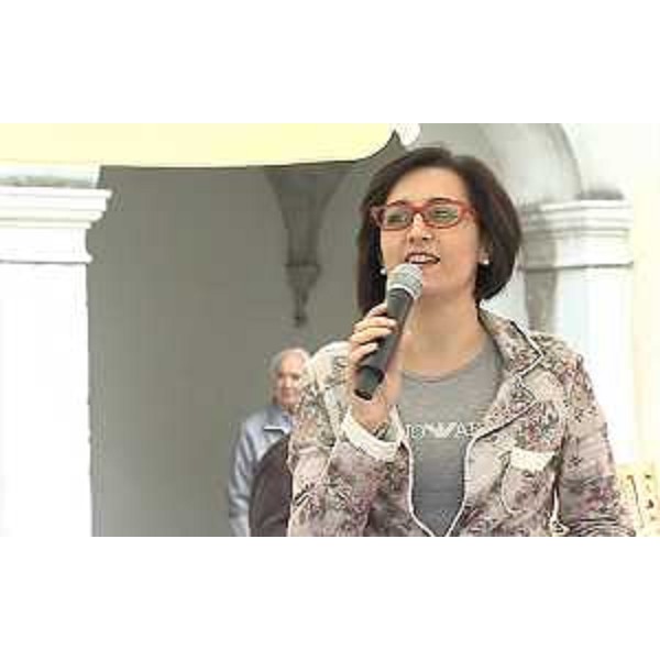 Sara Vito (Assessore regionale Ambiente ed Energia) all'inaugurazione della XII edizione di "Gusti di Frontiera" - Gorizia 24/09/2015