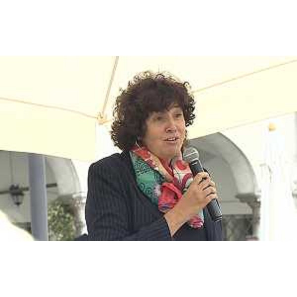 Loredana Panariti (Assessore regionale Lavoro, Formazione, Istruzione, Pari Opportunità, Politiche giovanili, Ricerca e Università) all'inaugurazione della XII edizione di "Gusti di Frontiera" - Gorizia 24/09/2015