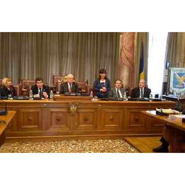 Debora Serracchiani (Presidente Regione Friuli Venezia Giulia) all'assemblea dell'Associazione "Già sindaci del Friuli Venezia Giulia" - Udine 03/10/2015