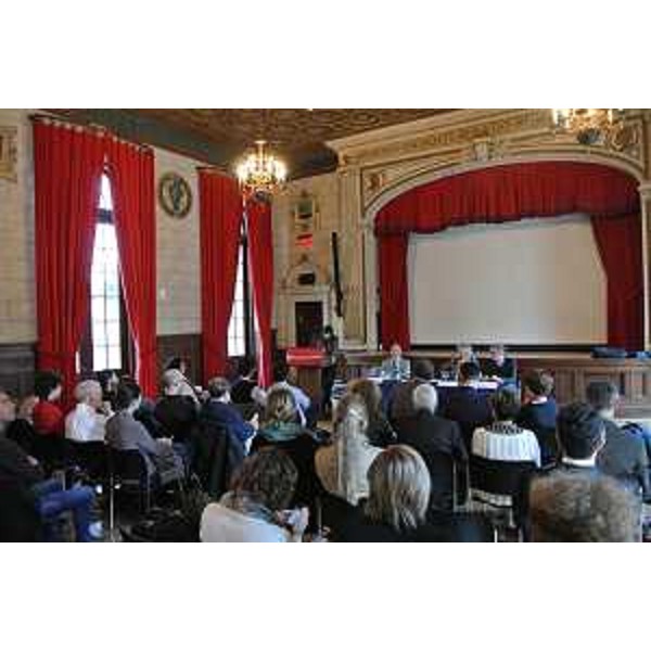 Debora Serracchiani (Presidente Regione Friuli Venezia Giulia) all'Accademia italiana di Studi avanzati, presso la Columbia University - New York 05/10/2015 