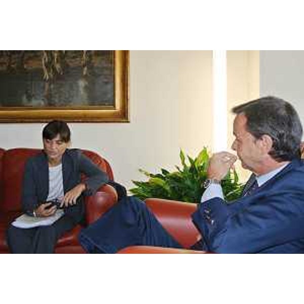 Debora Serracchiani (Presidente Regione Friuli Venezia Giulia) e Sebastiano Cardi (Rappresentante permanente d'Italia alle Nazioni Unite), nella sede dell'ONU - New York 06/10/2015