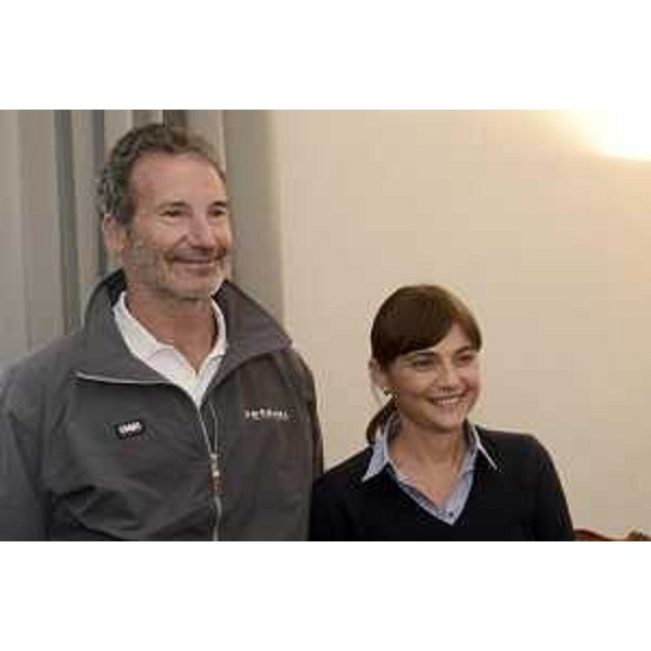 Paul Cayard (Velista) e Debora Serracchiani (Presidente Regione Friuli Venezia Giulia) - Trieste 10/10/2015
