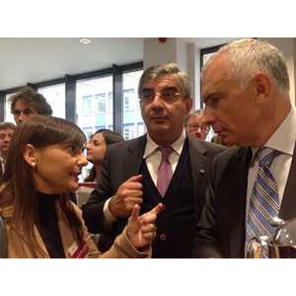Debora Serracchiani (Presidente Regione Friuli Venezia Giulia) al convegno sulla Strategia Adriatico-Ionica (EUSAIR) - Bruxelles 15/10/2015
