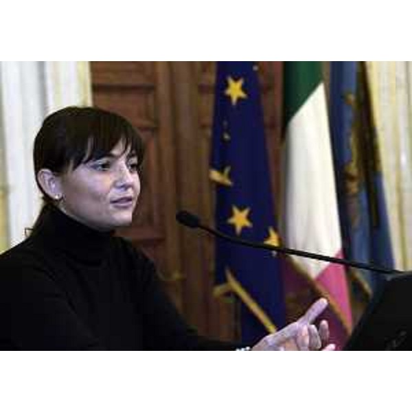 Debora Serracchiani (Presidente Regione Friuli Venezia Giulia) agli Stati generali dei Corregionali all'Estero, nella sede della Presidenza della Giunta regionale - Trieste 16/10/2015