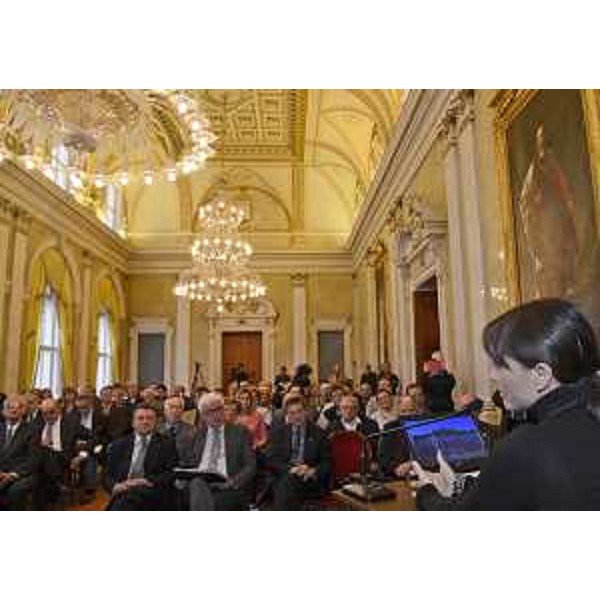 Debora Serracchiani (Presidente Regione Friuli Venezia Giulia) agli Stati generali dei Corregionali all'Estero, nella sede della Presidenza della Giunta regionale - Trieste 16/10/2015