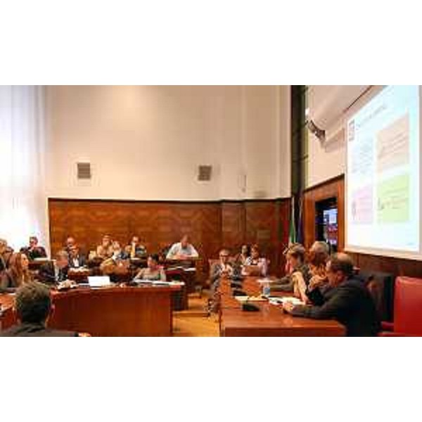 Sergio Bolzonello (Vicepresidente Regione FVG e assessore Attività produttive) al secondo Tavolo di verifica con Electrolux riguardante l'Accordo siglato a maggio 2014, al Ministero dello Sviluppo Economico (MiSE) - Roma 21/10/2015
