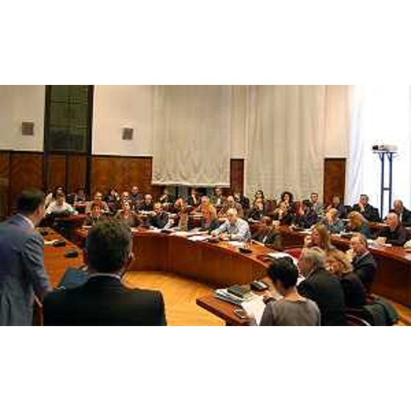 Sergio Bolzonello (Vicepresidente Regione FVG e assessore Attività produttive) al secondo Tavolo di verifica con Electrolux riguardante l'Accordo siglato a maggio 2014, al Ministero dello Sviluppo Economico (MiSE) - Roma 21/10/2015