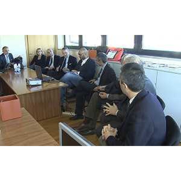 Sergio Bolzonello (Vicepresidente Regione FVG e assessore Attività produttive) durante la visita al Consorzio per il Nucleo di Industrializzazione della Provincia (NIP) di Pordenone - Maniago 26/10/2015