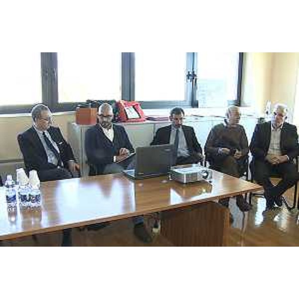 Sergio Bolzonello (Vicepresidente Regione FVG e assessore Attività produttive) durante la visita al Consorzio per il Nucleo di Industrializzazione della Provincia (NIP) di Pordenone - Maniago 26/10/2015