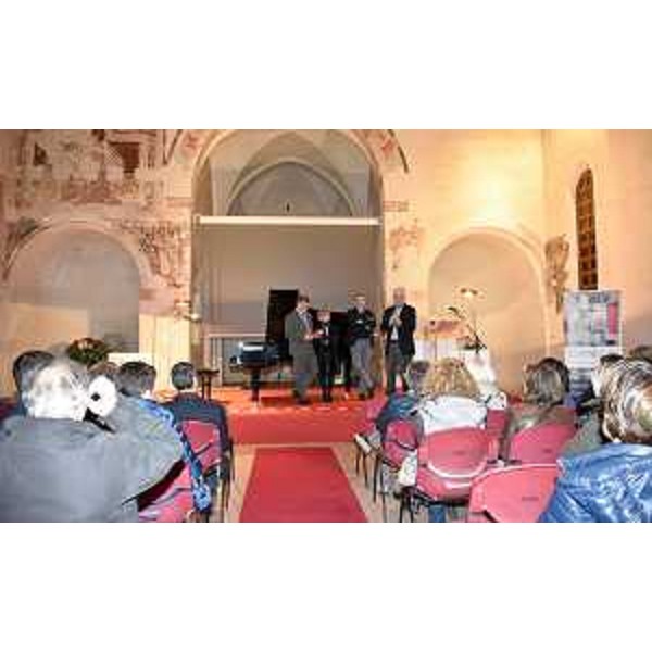 Sergio Bolzonello (Vicepresidente Regione FVG e assessore Attività produttive) all'inaugurazione dell'edizione 2015 di Scienzartambiente all'ex Convento di San Francesco - Pordenone 28/10/2015