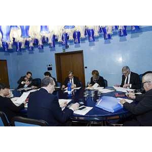 Riunione della Giunta presieduta da Debora Serracchiani (Presidente Regione Friuli Venezia Giulia) - Trieste 29/10/2015