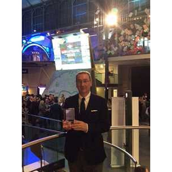Sergio Bolzonello (Vicepresidente Regione FVG e assessore Attività produttive, Cooperazione e Turismo) alla cerimonia di premiazione delle destinazioni inserite nella guida Lonely Planet "Best in Travel 2016" al Museo dei Trasporti, a Covent Garden - Londra 01/11/2015 (Foto TurismoFVG)
