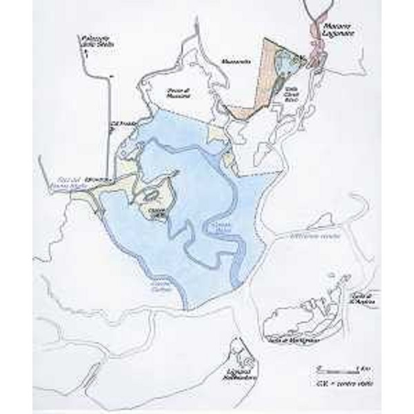 Mappa delle Riserve naturali regionali della Valle Canal Novo e delle Foci dello Stella. Foto: Archivio del Corpo forestale regionale - Elena Missio