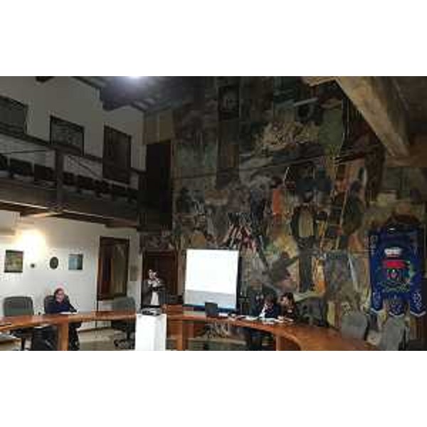 Mariagrazia Santoro (Assessore regionale Pianificazione territoriale) al decimo workshop tematico sul Piano Paesaggistico Regionale (PPR) del Friuli Venezia Giulia, dedicato ai "Paesaggi del Tagliamento" - Morsano al Tagliamento 09/11/2015