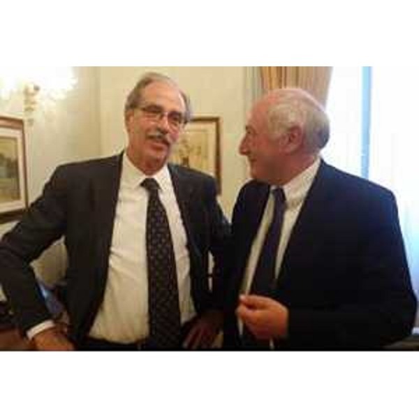 Gianni Torrenti (Assessore regionale Solidarietà) e Mario Morcone (Capo Dipartimento Libertà civili e Immigrazione, Ministero Interno) - Roma 11/11/2015