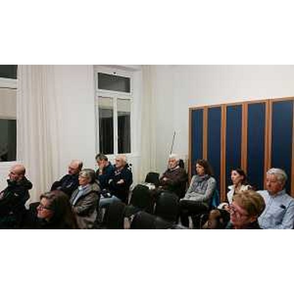 Platea all'illustrazione della Disciplina organica in materia di Difesa del Suolo e di Utlizzazione delle Acque - Sagrado 13/11/2015