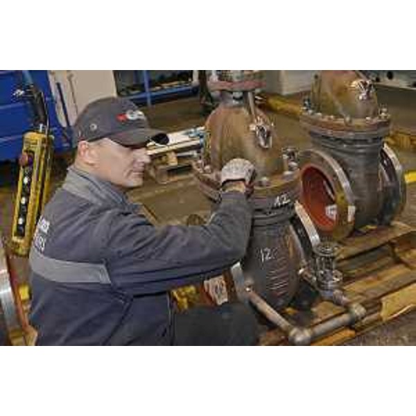 Lavorazione nello stabilimento della Orion Steel Valves S.p.A. - Trieste 18/11/2015