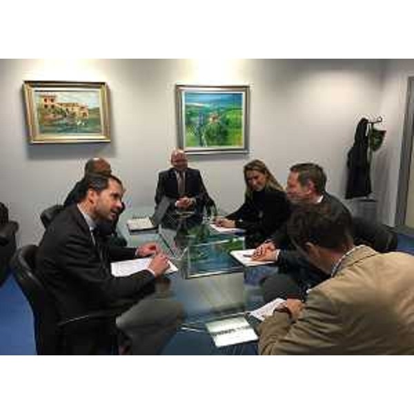 Cristiano Shaurli (Assessore Risorse agricole e forestali Regione FVG) incontra Christian Benger (Assessore Agricoltura e Turismo Land Carinzia), nella sede regionale - Udine 20/11/2015