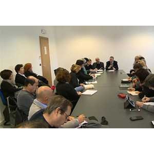 Tavolo sulla crisi della Cooperativa Carnica di consumo (CoopCa) con Sergio Bolzonello (Vicepresidente Regione FVG e assessore Attività produttive, Cooperazione e Turismo) - Tolmezzo 23/11/2015