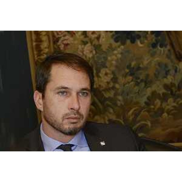 Cristiano Shaurli (Assessore regionale Risorse agricole e forestali) durante la riunione della Giunta del Friuli Venezia Giulia - Trieste 27/11/2015