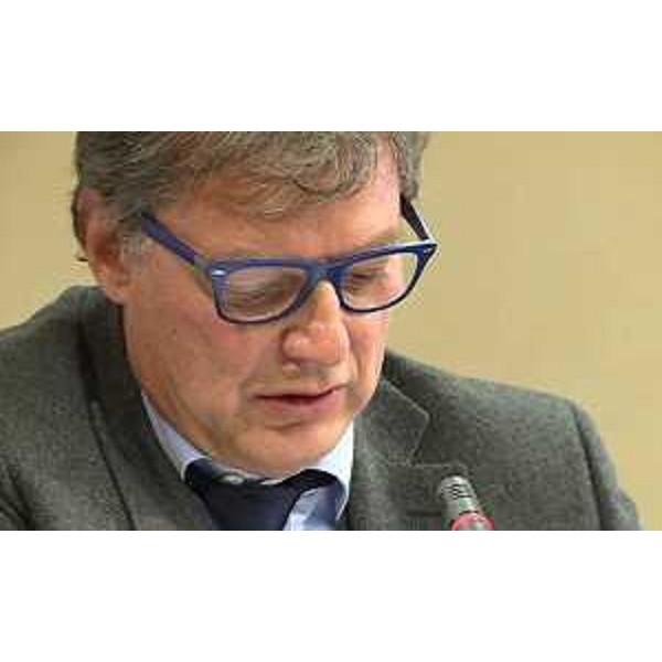 Giovanni Da Pozzo (Presidente CCIAA Udine) al confronto "Friuli Nuova Manifattura. Indirizzare e riconfigurare la sfida del manifatturiero" a Villa Manin di Passariano - Codroipo 27/11/2015