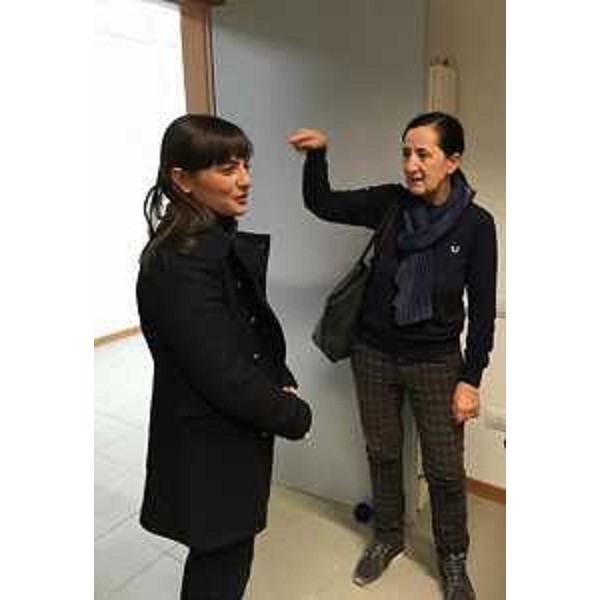 Debora Serracchiani (Presidente Regione Friuli Venezia Giulia) all'inaugurazione del secondo stralcio dei lavori al Punto socio-sanitario, integrato con il Servizio veterinario - Aviano 30/11/2015