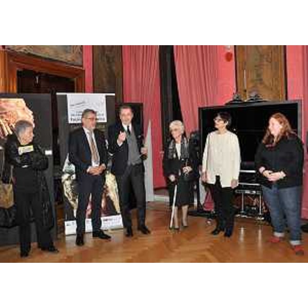 Sergio Bolzonello (Vicepresidente Regione FVG) all'inaugurazione della mostra "Luciano Ceschia attraverso la lente", a palazzo Ferrajoli nella sede della Regione Friuli Venezia Giulia - Roma 02/12/2015