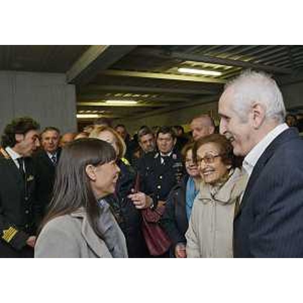 Debora Serracchiani (Presidente Regione Friuli Venezia Giulia) alle celebrazioni di Santa Barbara, Patrona dei Vigili del Fuoco - Udine 04/12/2015