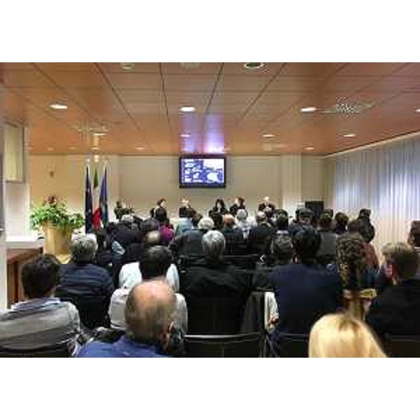 Mariagrazia Santoro (Assessore regionale Pianificazione territoriale) al primo Forum dedicato alla discussione delle Linee guida per il disegno di legge (ddl) sulla Rete Ecologica Regionale - Udine 10/12/2015
