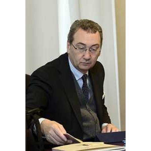 Sergio Bolzonello (Vicepresidente Regione FVG e assessore Attività produttive, Cooperazione e Turismo) durante la riunione della Giunta regionale del Friuli Venezia Giulia - Trieste 18/12/2015
