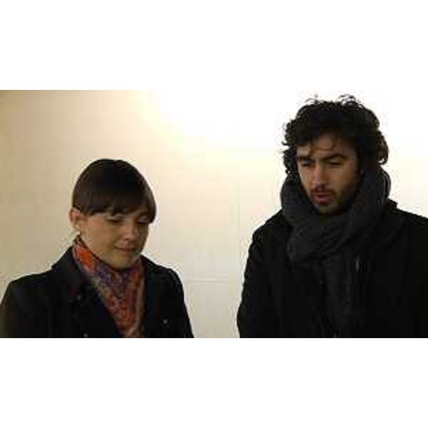 Debora Serracchiani (Presidente Regione Friuli Venezia Giulia) e Federico Pirone (Assessore Cultura Comune Udine) alla mostra "Arturo Malignani. Con il futuro negli occhi (ritratto privato)", nelle Gallerie del Progetto - Udine 28/12/2015