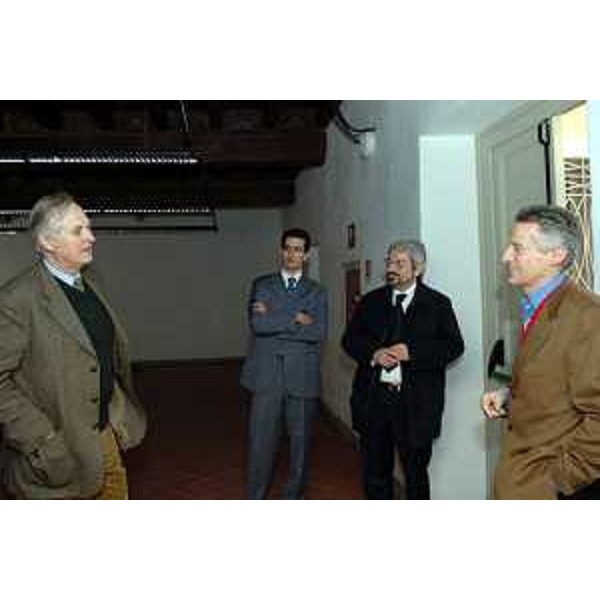 Riccardo Illy (Presidente Regione Friuli Venezia Giulia) e Furio Honsell (Rettore) all' Università di Udine per inaugurazione Anno Accademico (Udine, 01/03/06)