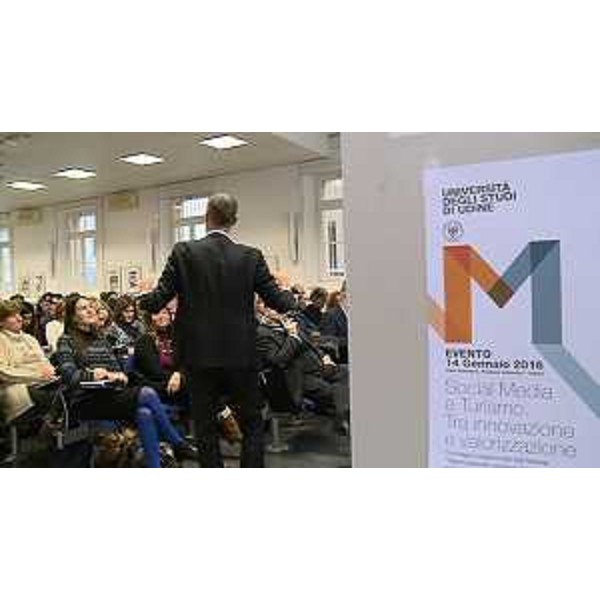 Il convegno "Social Media e Turismo. Tra innovazione e valorizzazione", a Palazzo Antonini - Udine 14/01/2016