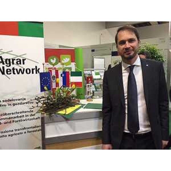 Cristiano Shaurli (Assessore regionale Risorse agricole e forestali) all'inaugurazione dell'Agrarmesse - Klagenfurt 15/01/2016